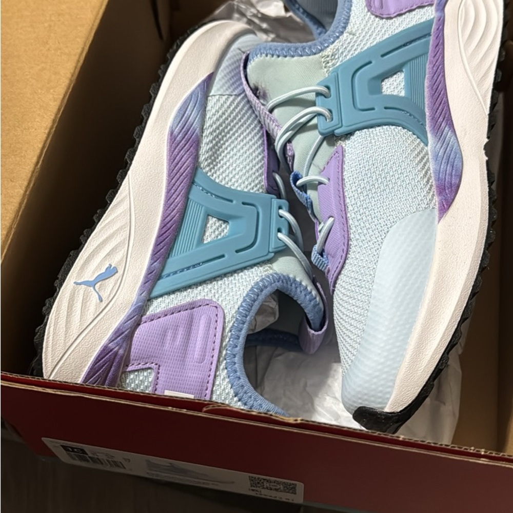 Puma Kids Sneakers - Light Blue and Purple
